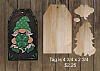 MB Gnome  Hangtag with Shamrock